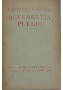 Reverentia puero! 1929r.