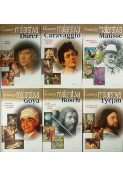 Geniusze malarstwa, Zestaw 6 książek
