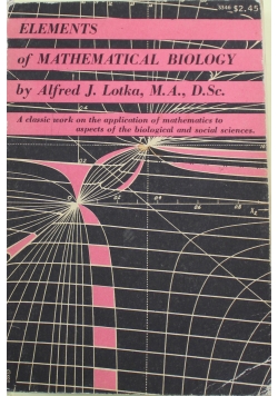 Elements of Mathematical Biology