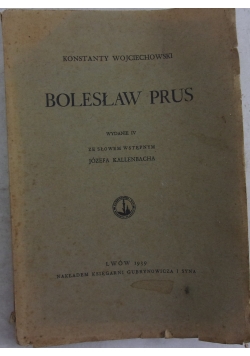 Bolesław Prus , 1939 r.