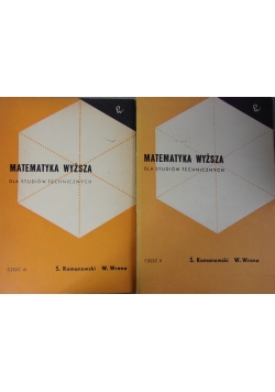 Matematyka wyższa, cz. 2-3