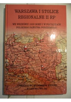 Warszawa i stolice regionalne II RP