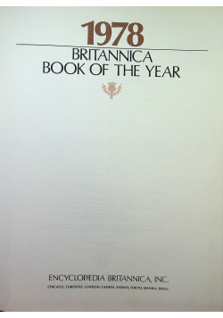 1978 Britannica book of the year