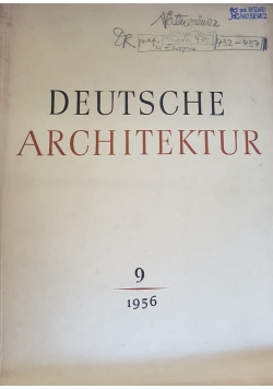 Deutsche Architektur tom 9