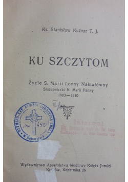 Ku szczytom, 1946 r