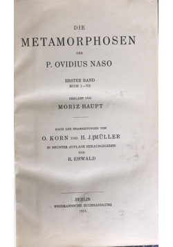 Die Metamorphosen, 1915 r.