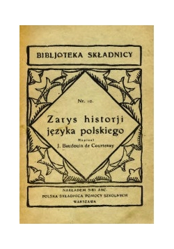 Zarys historji języka polskiego