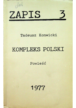Kompleks Polski powieść