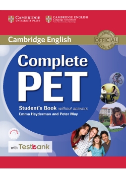 Complete PET Student's Book without Answers with CD-ROM and Testbank