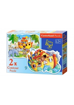 Puzzle x 2 Kontur - Noah's Ark CASTOR