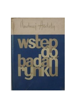 Hodoly Andrzej - Wstęp do badań rynku