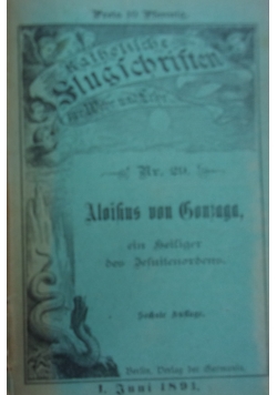 Katholische Flugschriften. 12 zeszytów, 1891