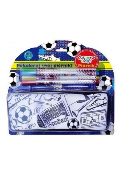 Piórnik Football + 4 markery STnux