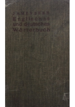 Englisches und deutsches Worterbuch ,1909 r.