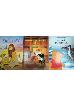 Kubuś Puchatek / Książe i żebrak / Król Lew