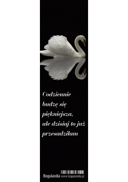 Zakładka 3 do książki - Codziennie budzę się piękniejsza