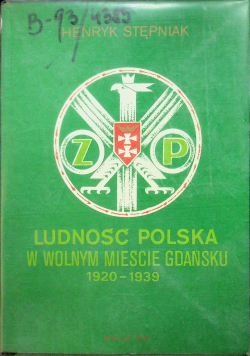 Ludność Polska w wolnym mieście Gdańsku 1920 do 1939