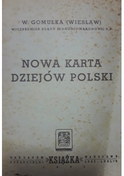 Nowa karta dziejów Polski , 1945 r.