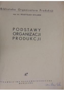 Podstawy Organizacji Produkcji