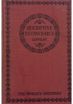 Descriptive Economics, 1933 r.