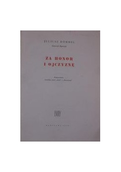 Za honor i ojczyznę