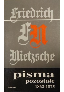 Pisma pozostałe 1862-1875