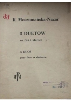 5 duetów na flet i klarnet