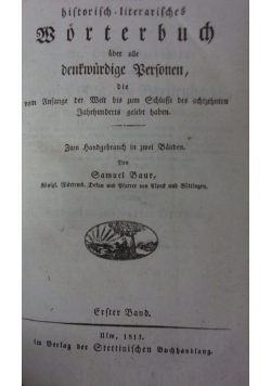 Rleins bistorisch=literaisches, 1813r.