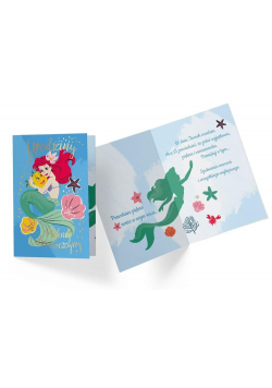 Karnet B6 DS-061 Urodziny Syrenka Ariel