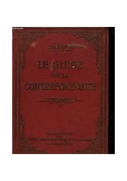 Le Guide de la Correspondance,ok 1926r.