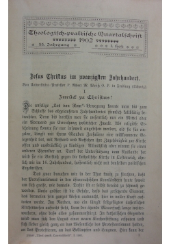 Theologisch =praftische Quartalichrist,1902r.