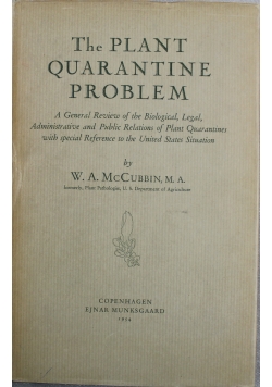 The Plant Quarantine Problem