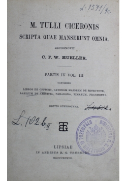 Scripta Quae Manserunt Omnia 1898 r.