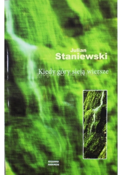 Kiedy góry sieją wiersze