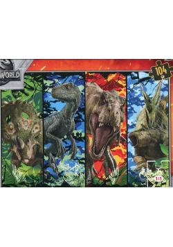 Puzzle SuperColor 104 Jurassic World