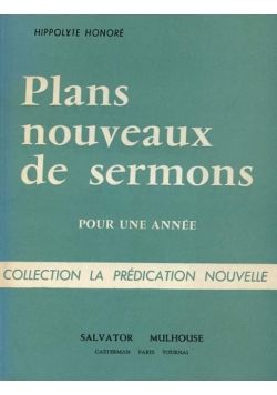 Plans nouveaux de sermons