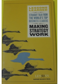 Making Strategy work