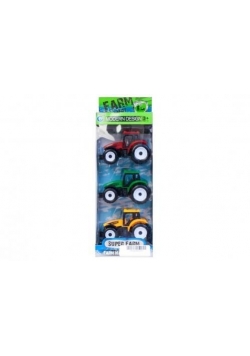 Traktor plastikowy 9cm 3el