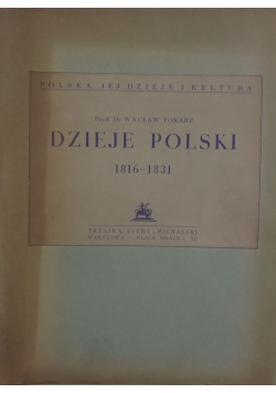 Dzieje Polski 1816-1831, ok.1935r.