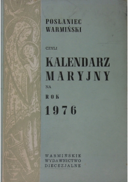 Kalendarz Maryjny na rok 1976