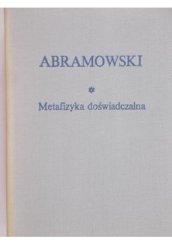 Metafizyka Doświadczalna
