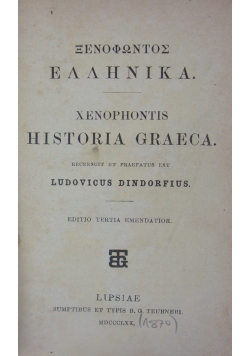 Historia Graeca, 1870 r.