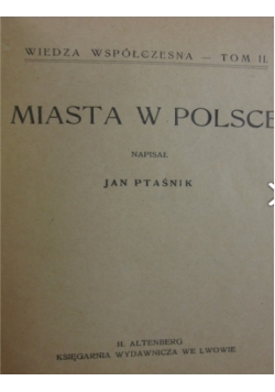 Miasta w Polsce 1922 r