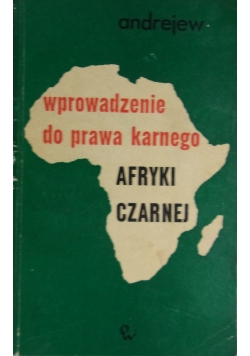 Wprowadzanie do prawa karnego Afryki Czarnej