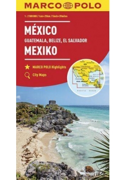 Mapy kontynentalne Meksyk...2,5 mil. MARCO POLO
