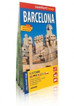 Comfort!map Barcelona 1:17 500 plan miasta