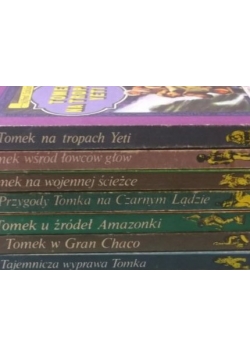Przygody Tomka na Czarnym Lądzie, zestaw 7 książek