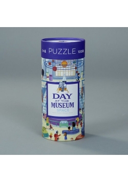 Puzzle 72 elementy Dzień w muzeum Kosmos