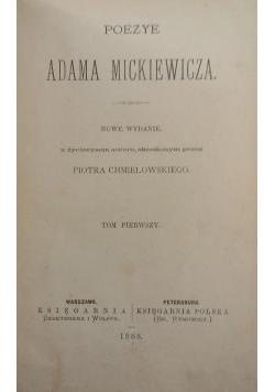 Poezye ,1888 r.