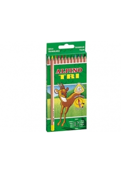Kredki ołówkowe Tri 12 kolorów ALPINO